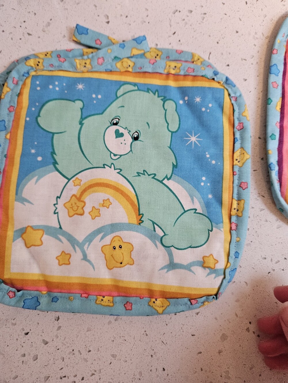 Handmade Care Bear Potholders - Picture 3 of 4